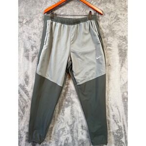 Nike Dri-Fit Swift Jogger Pants Mens Large 27" Gray Reflective Athletic Gorpcore